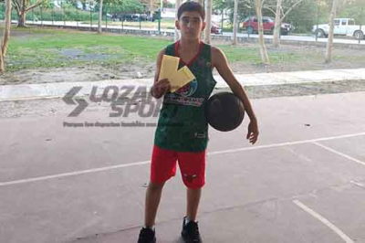 LUCE SEBASTIÁN CAMACHO EN CONCURSO DE HABILIDADES DE BASQUETBOL